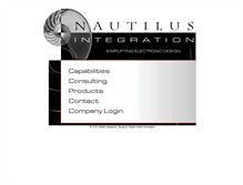 Tablet Screenshot of nautilus-integration.com